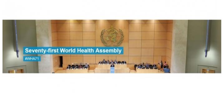 Settantunesima Assemblea Mondiale della Sanità, 26 Maggio 2018